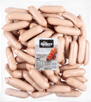 SAUSAGES PRECOOKED 8 INCH HELLERS 5KG